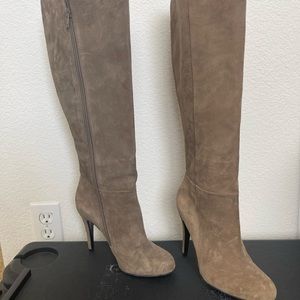 Aldo brown suede high heel boots 🤎
